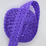 Frilly Lace Elastic 20mm - 4.5m - 10 colours