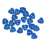 20pk Resin Glitter Heart Shape Buttons - Lots of Colours