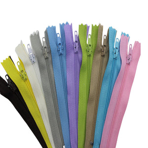 30cm Zips 10 Pack - Pastel