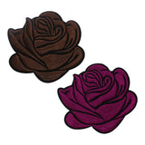 Large Rose Appliques - 2 pack - Multiple Colours