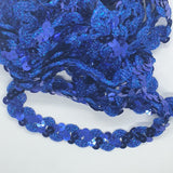 Curved Sequin Lace Braid - 5m x 15mm - 15 colours