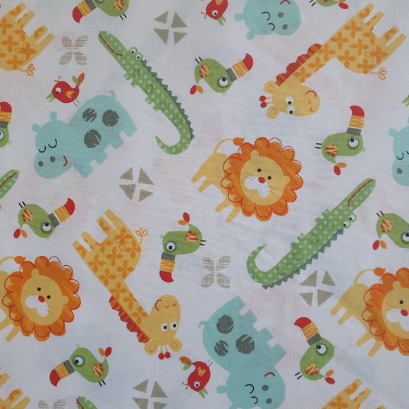 Jungle Animals Quilting Cotton